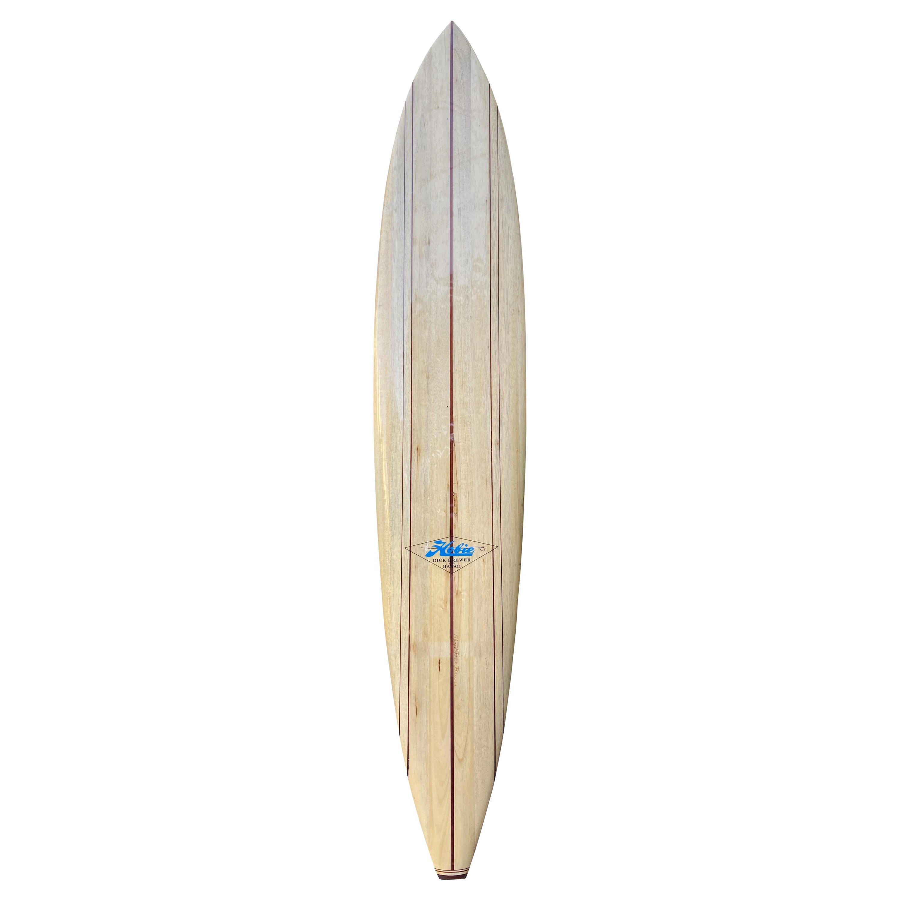 1965 Model Hobie Balsawood Big Wave Surfboard by Dick Brewer