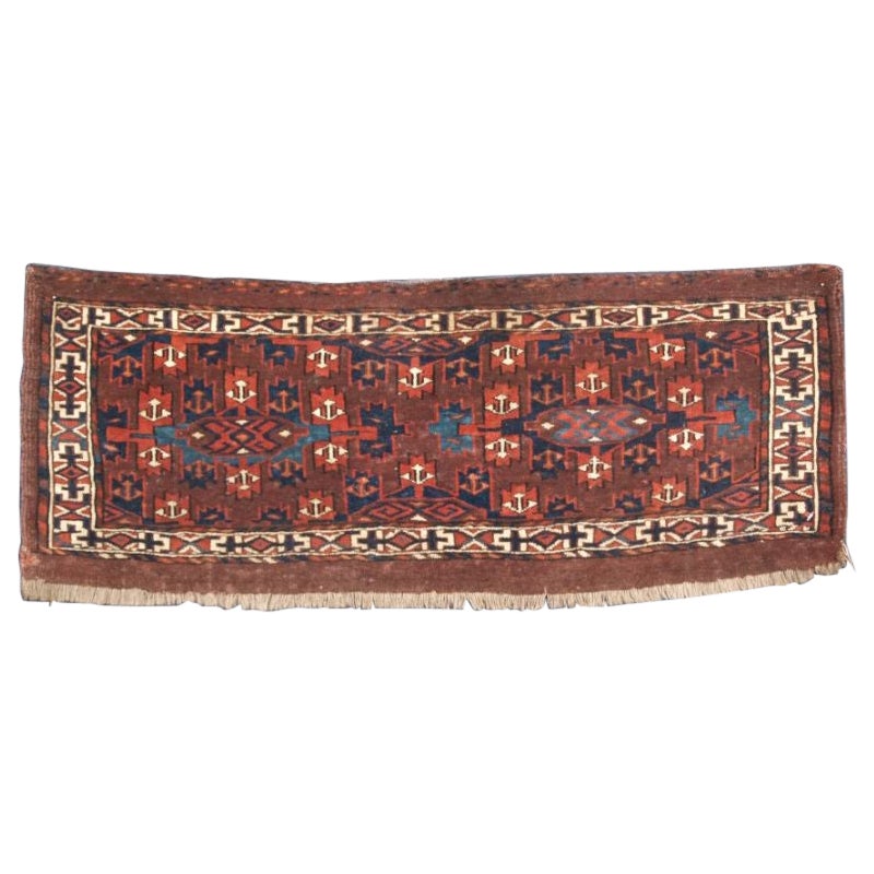 Antique Yomut Turkmen Kepse Gul Torba, circa 1880 For Sale