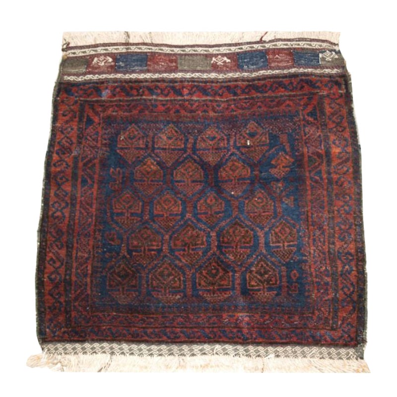 Antike Timuri Baluch-Taschentasche/Gesicht im Angebot