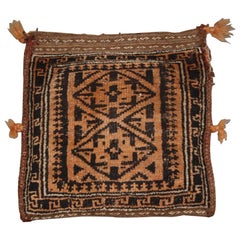 Old Afghan Baluch Saddle Bag, Geometric Design