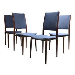 Moderne italienische Stühle aus der Mitte des Jahrhunderts Mod. S81, entworfen von Enrico Gerli für Tecno