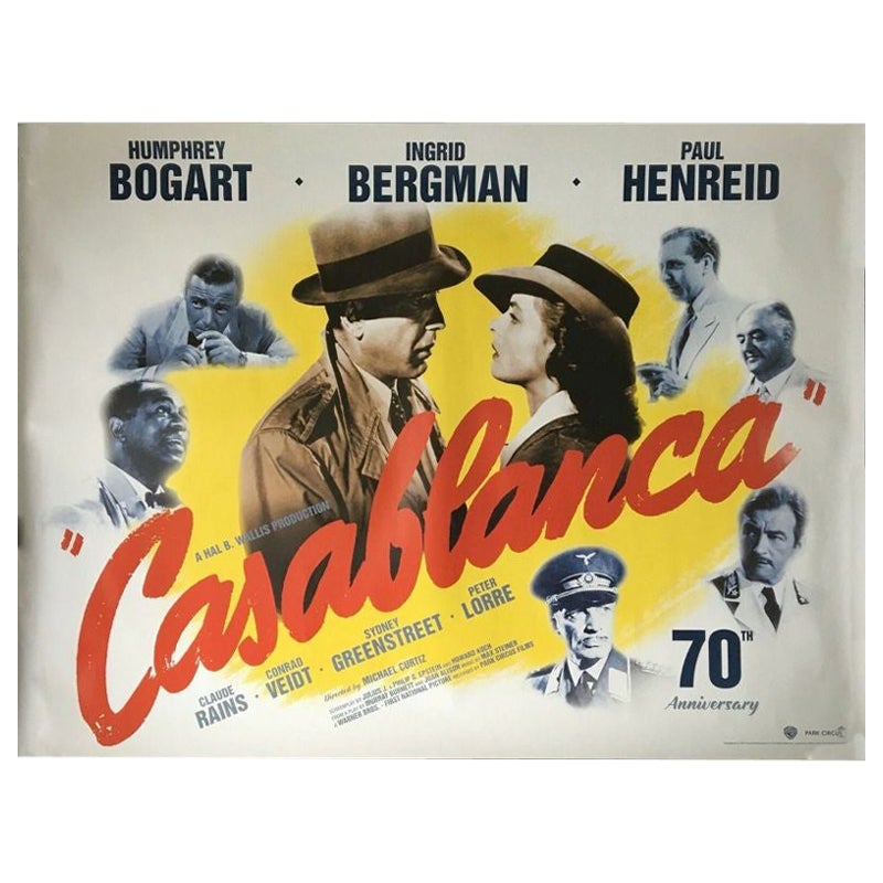 Casablanca, Unframed Poster, 2012 For Sale