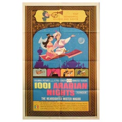 Vintage 1001 Arabian Nights, Unframed Poster, 1959