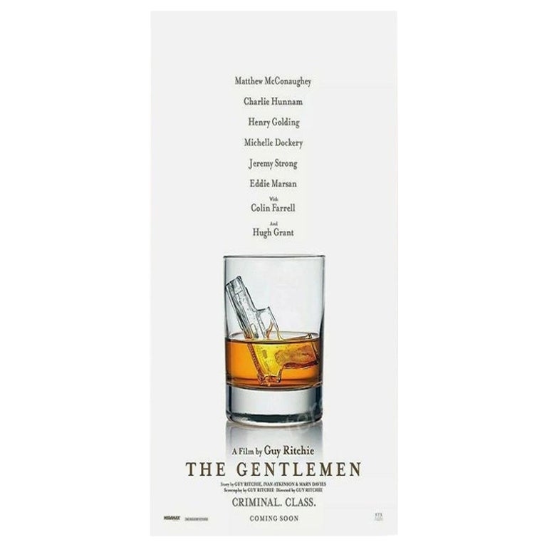 The Gentlemen, Unframed Poster, 2019 For Sale at 1stDibs