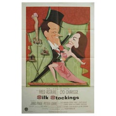 Vintage Silk Stockings, Unframed Poster, 1957