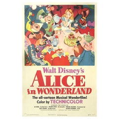 Alice in Wonderland, Unframed Poster, 1951
