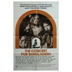 Concert for Bangladesh, Unframed Poster, 1972