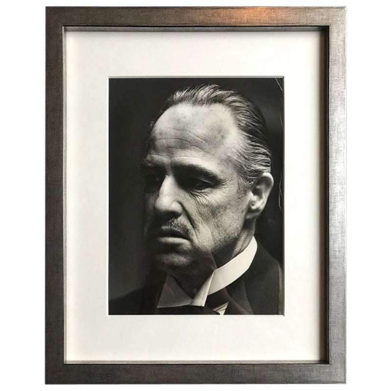 Godfather, Framed Poster, 1972, Marlon Brando For Sale