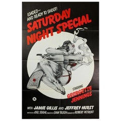 Saturday Night Special, gerahmtes Poster, 1976