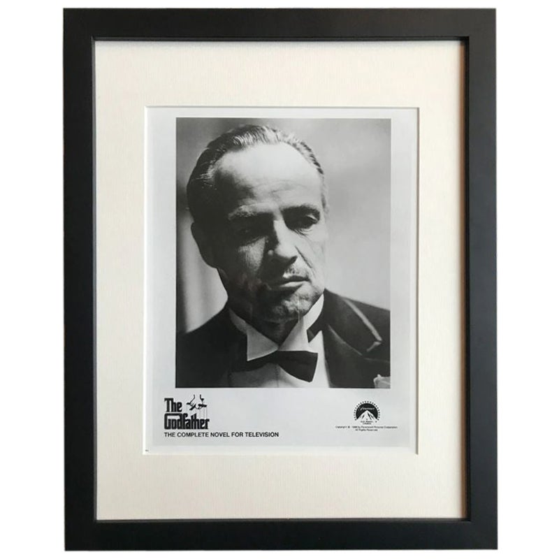 The Godfather, Framed Poster '1972', Marlon Brando  For Sale