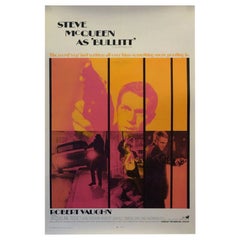 Vintage Bullitt, Unframed Poster, 1968