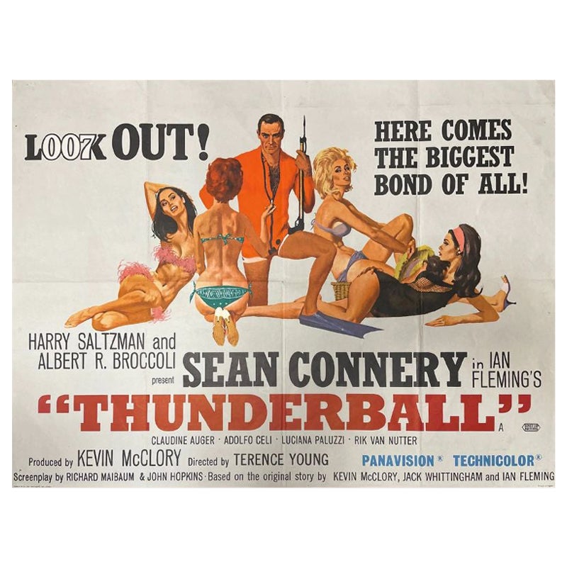 Thunderball, Unframed Poster, 1964 For Sale