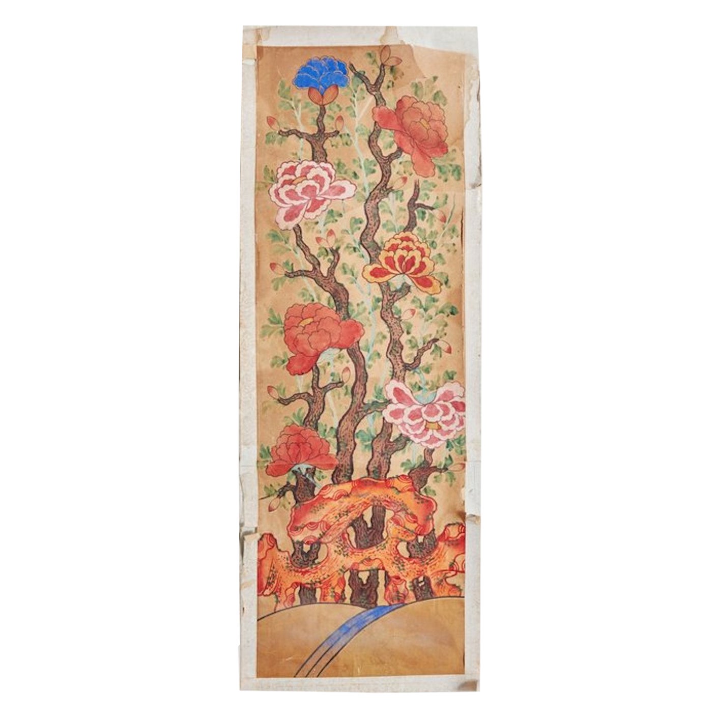 Vintage Chinese Watercolors on Paper, 20th Century
