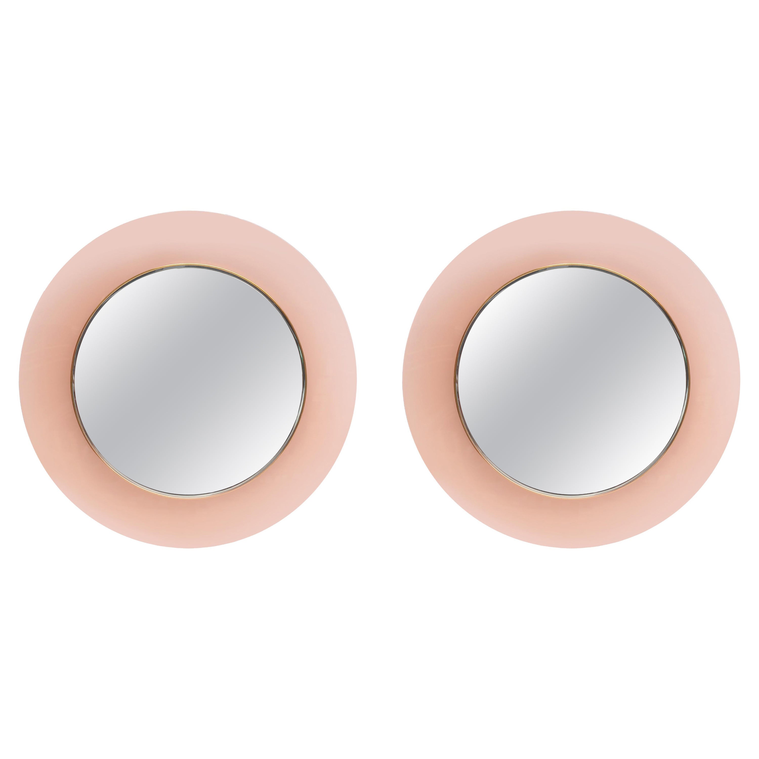 Pair of Max Ingrand for Fontana Arte Mirrors