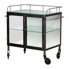 Antique Iron Hospital Trolley, circa 1910