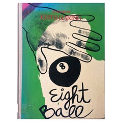 Vintage Keith Haring Eight Ball 1989 'Hardcover Book'
