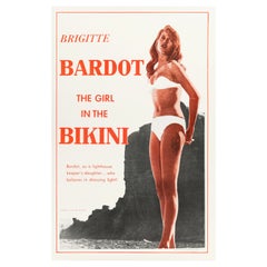 'The Girl in the Bikini' Original Vintage US One Sheet Movie Poster, 1958