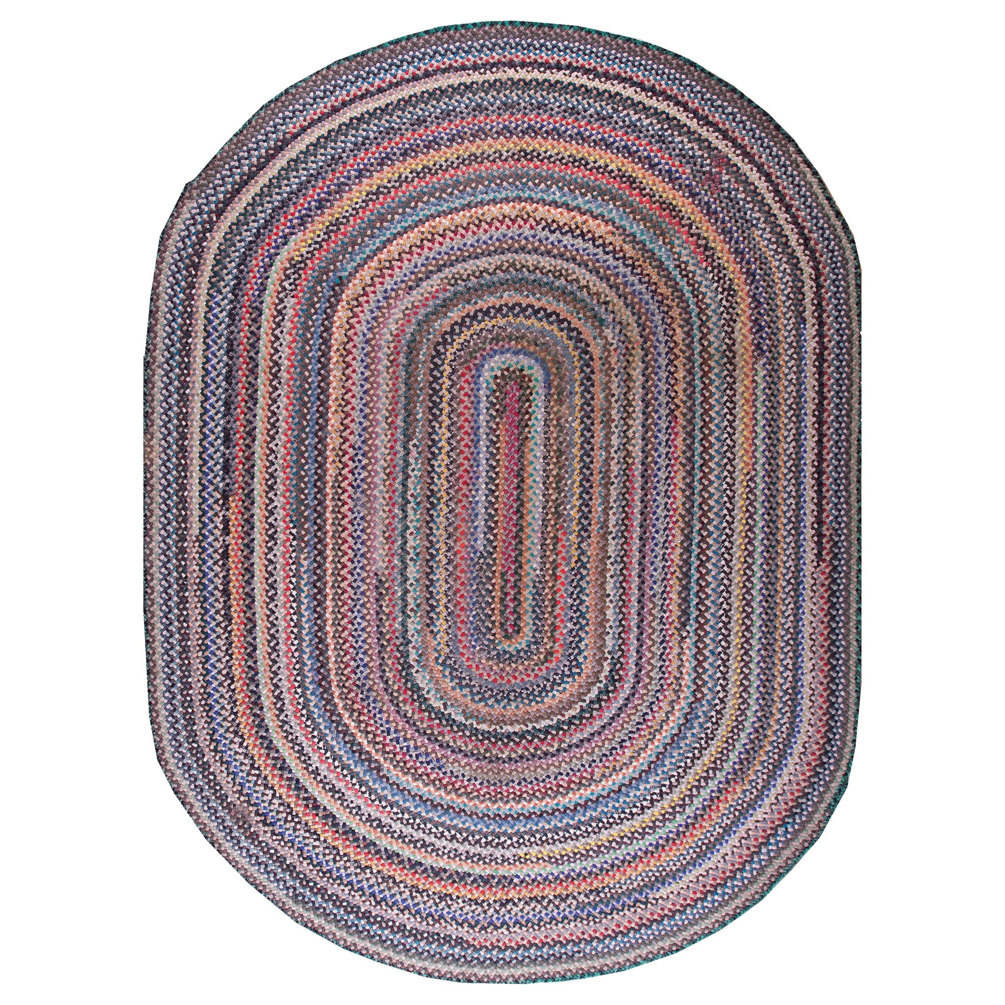 Mid 20th Century American Braided Rug ( 10'3" X 14' - 312 X 467 )