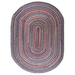 Amerikanischer geflochtener Teppich aus der Mitte des 20. Jahrhunderts ( 10''3 X 14'' - 312 X 467 )