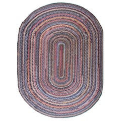 Tapis américain tressé du milieu du 20ème siècle ( 10''3"" X 14'' - 312 X 467 )