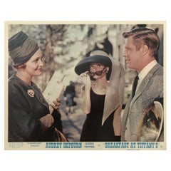 Vintage Breakfast at Tiffany's, Unframed Poster, 1961, #1 of a Set of 8