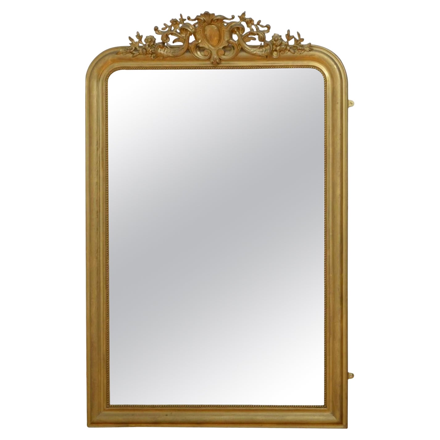 19th Century, French, Gilded Mirror