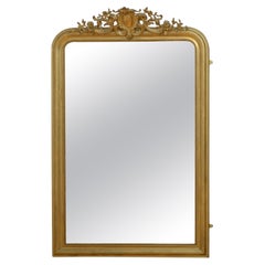 19th Century, French, Gilded Mirror