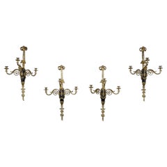 Suite of Four Ormulu Sconces in the Louis XVI Style