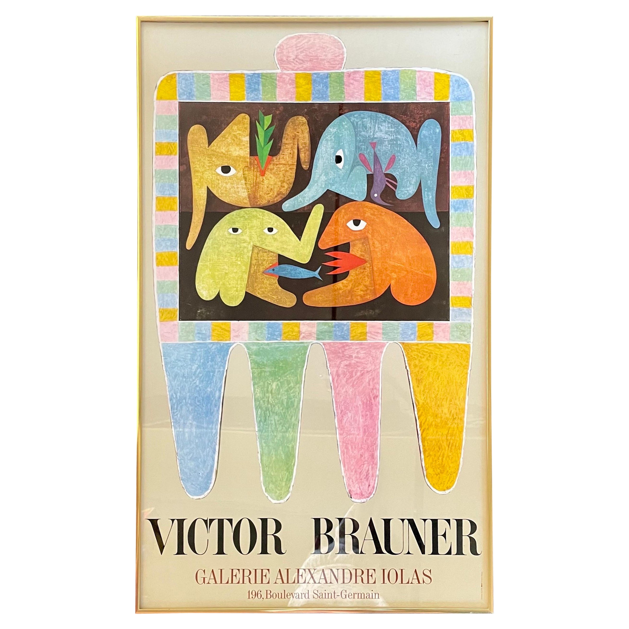 Victor Brauner’s Exhibition Poster Musee National d’Art Moderne For Sale