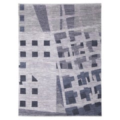 Nazmiyal Collection Geometric Design Modern Transitional Rug. 7 ft 5 in x 10 ft