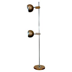 60s 70s Lamp Light Floor Lamp Temde Teak Space Age Design