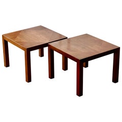 Retro Lane Parsons Style Stackable End Tables, a Pair