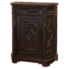 19th Century French Gothic Confiturier ~ Cabinet