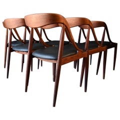 Vintage Johannes Andersen for Moreddi Set of 6 Teak Dining Chairs, ca. 1965