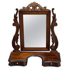 Antique English Dressing Mirror, Table Top, Approx 1880-1900
