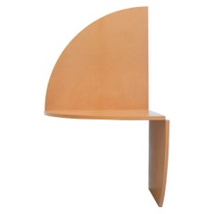 Wall Mounted Folding Table or Desk in Leather by Bernard Dubois & Isaac Reina