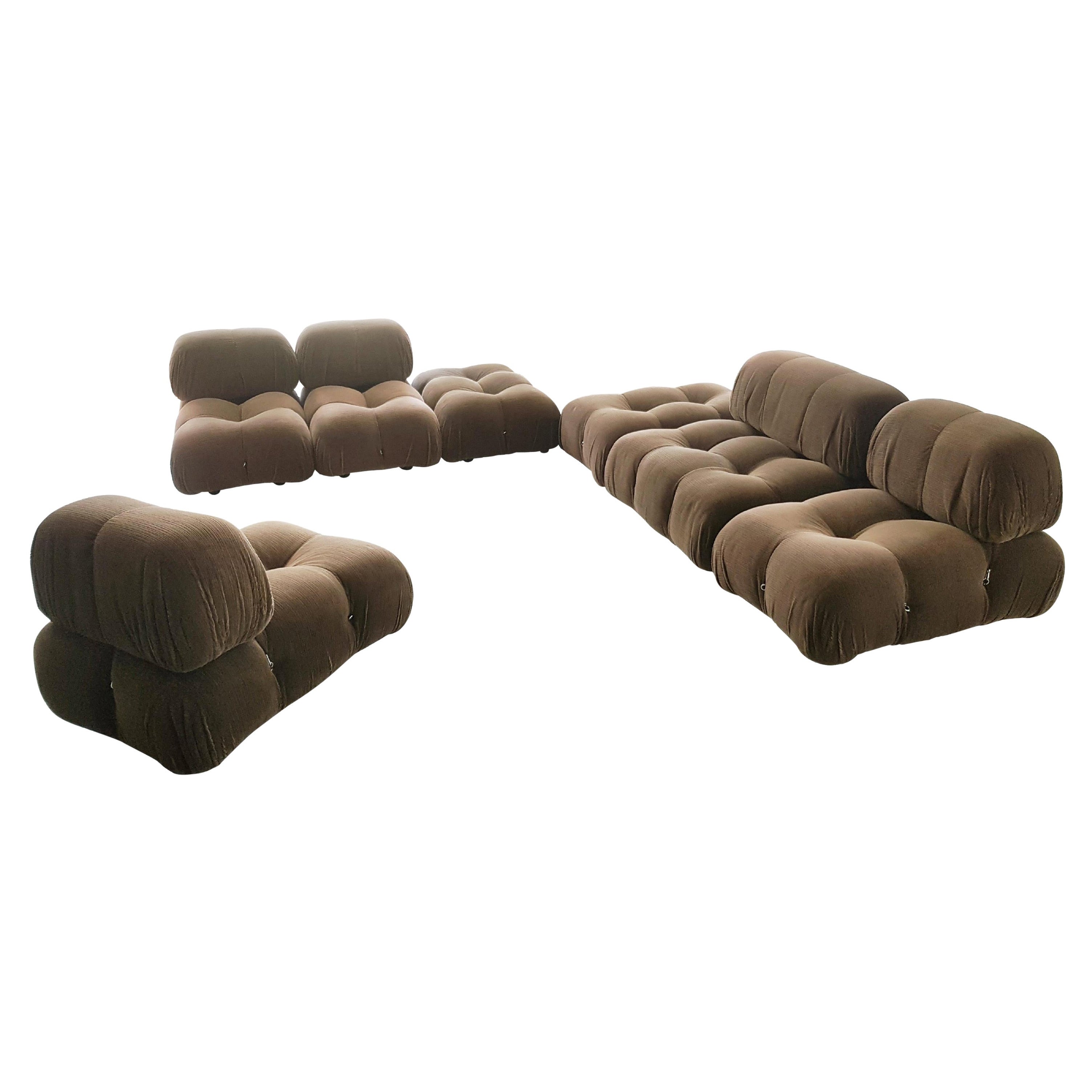 Set of 7 Camaleonda Sittings Designed by Mario Bellini for C&B Italia, 1970