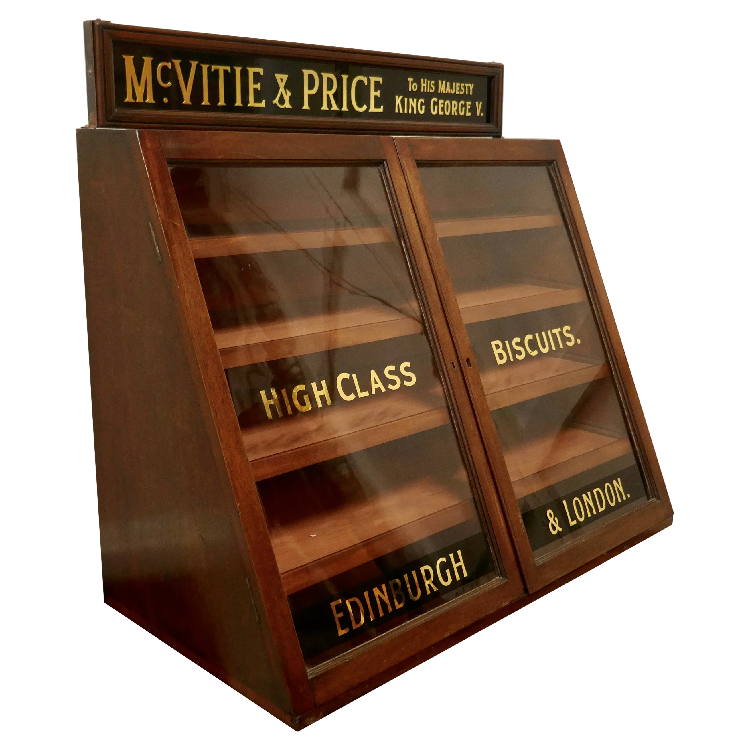 McVitie & Price Counter Top Cake Shop Display Cabinet  For Sale