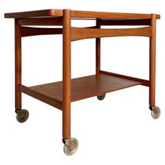 Chariot de bar Hans Wegner AT-48 Teck Andreas Tuck des années 1960