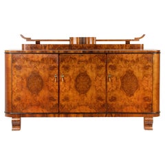 Buffet / Dressoir Art Déco en acajou du début du 20e siècle