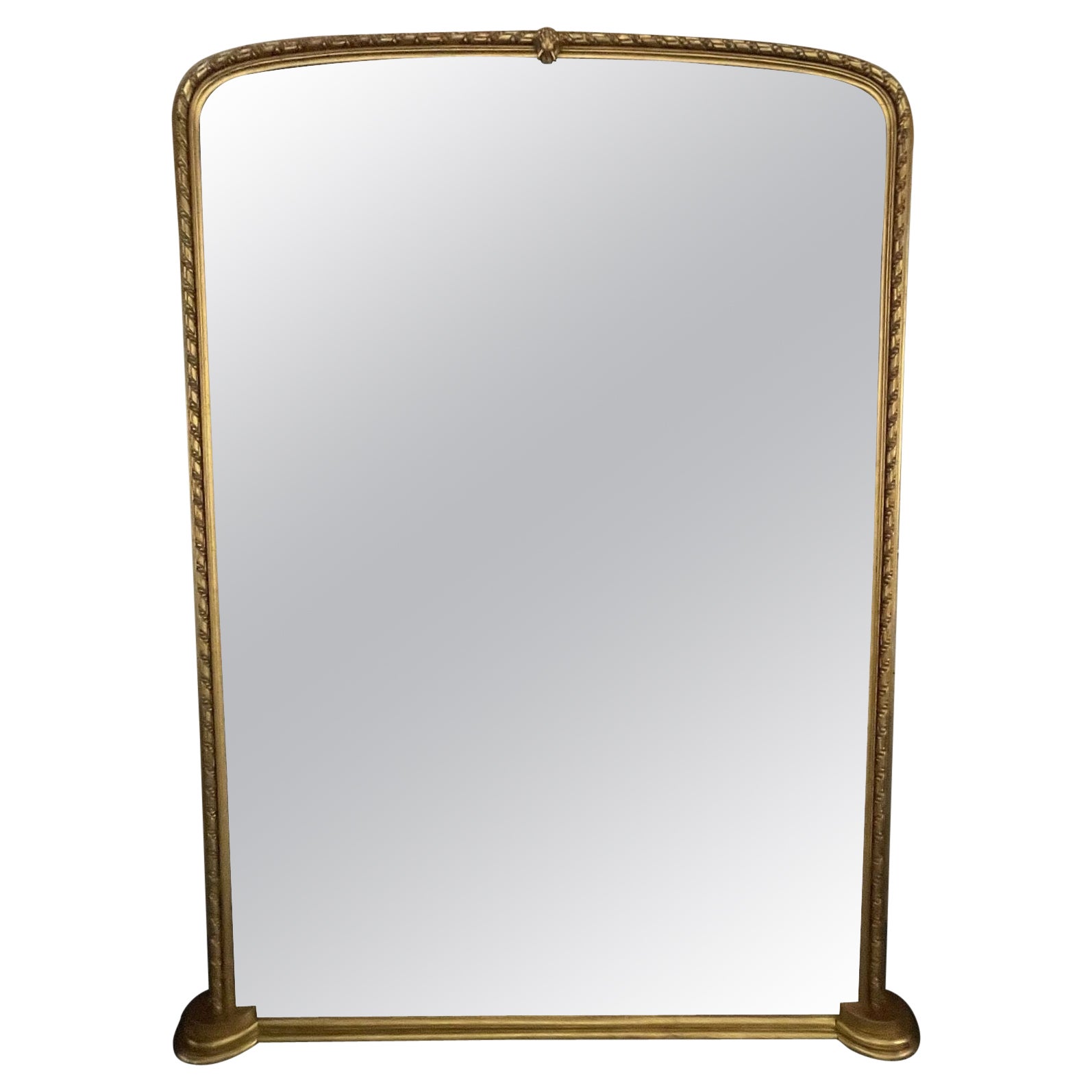 19th Century, French, over the Mantle Mirror, Monumental, Standing For Sale