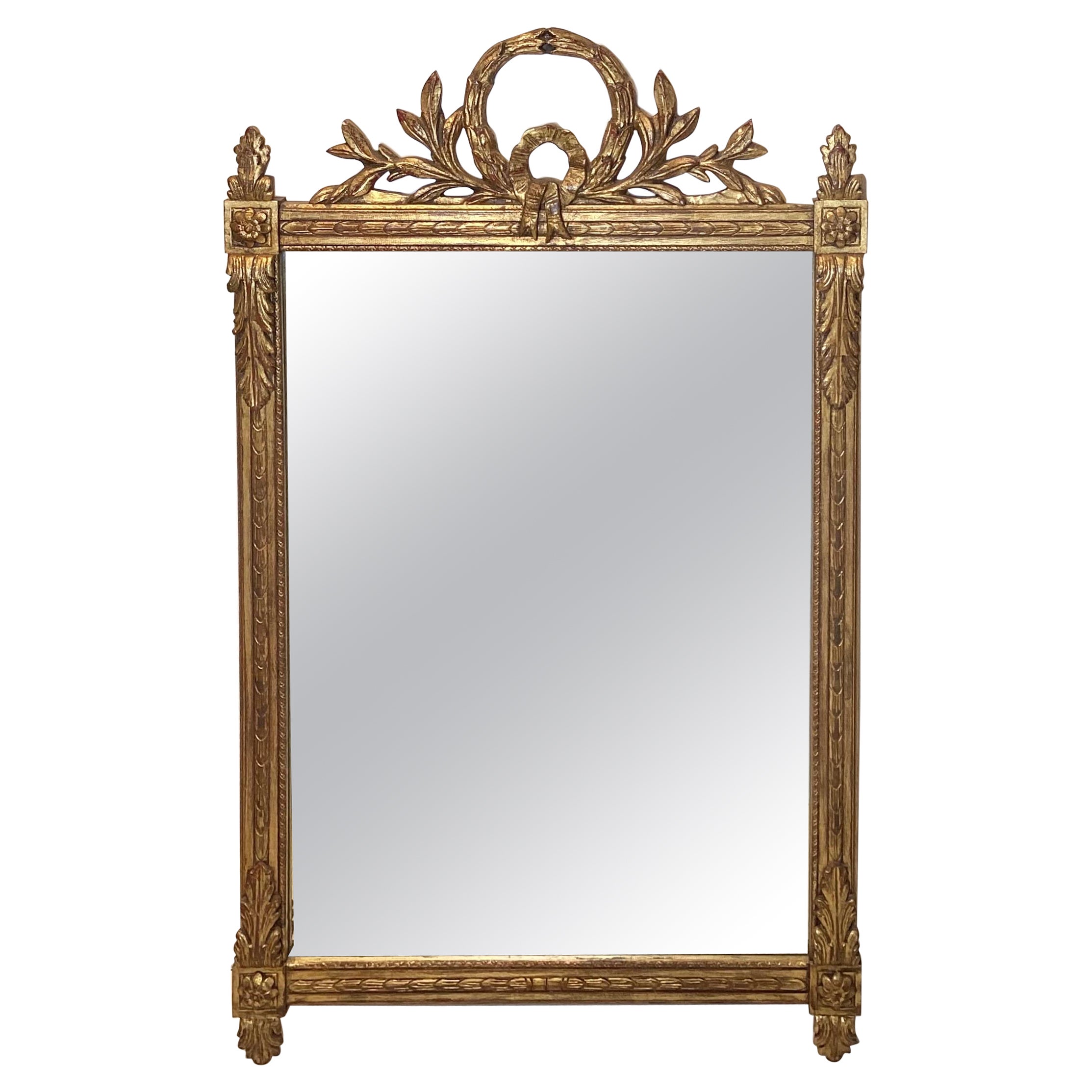 Louis XV Style Gilt Wood Mirror