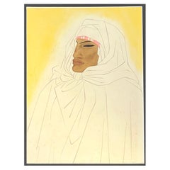 Vintage "Bedouin," Striking Art Deco Painting by Stahlhut, NY World's Fair Poster Artist
