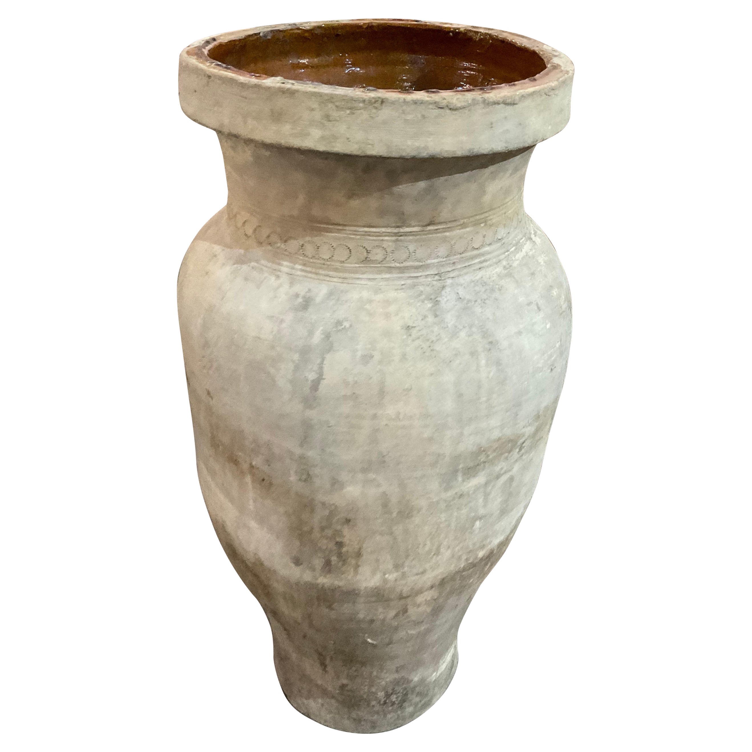 Vase espagnol en terre cuite du 19ème siècle en vente