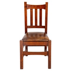 Arts & Crafts Stickley Style Oak Side Chair