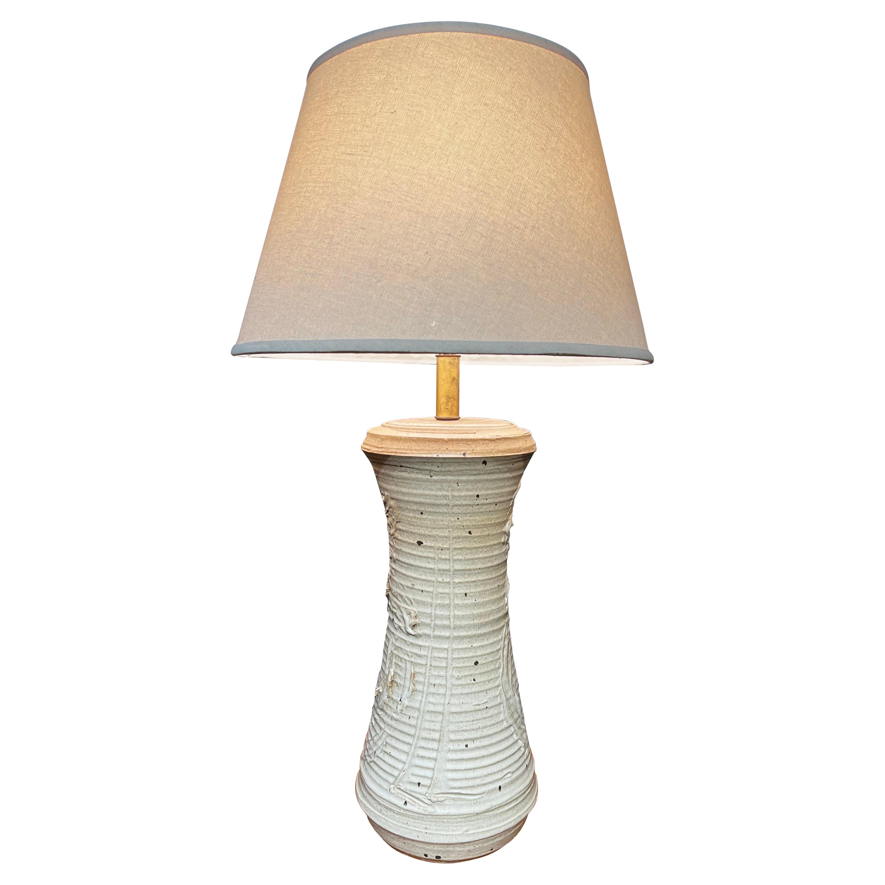 Ceramic Table Lamp Bob Kinzie Affiliated Craftsmen For Sale