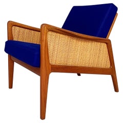 Peter Hvidt & Orla Mølgaard-Nielsen Lounge Chair FD-151 Teak Cane