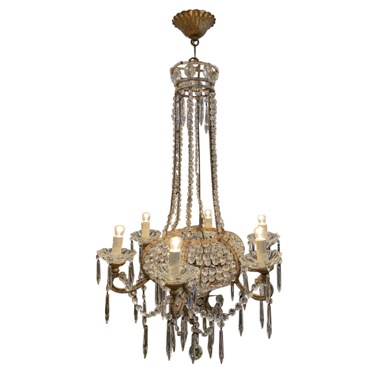 Stunning Chandelier, Early 1900s France  For Sale