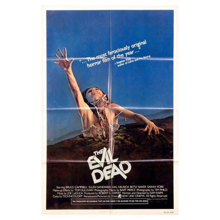 Evil Dead, Unframed Poster, 1983 For Sale