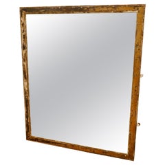 Antique Large Heavy Shabby Frame Wall Mirror